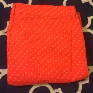 NWOT Old Navy Rockstar Polka Dot Jeans Size 18
